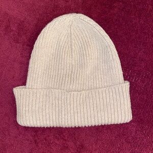Cozy Cream Knit Beanie